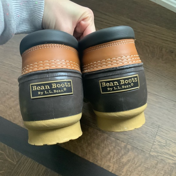 L.L. BEAN Men’s Bean Boots Gumshoes Tan Brown MEN’S size 14 BRAND NEW - Picture 7 of 14